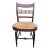 20th Century Victorian Style Rush Seat Side Chair For Sale
