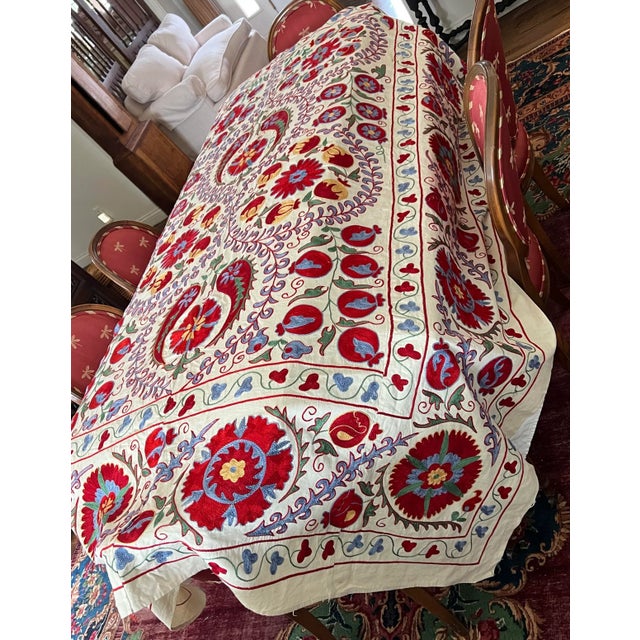 In the most technical sense of the word, "Suzani," in Central Asia, means needle and is used to describe this type of...