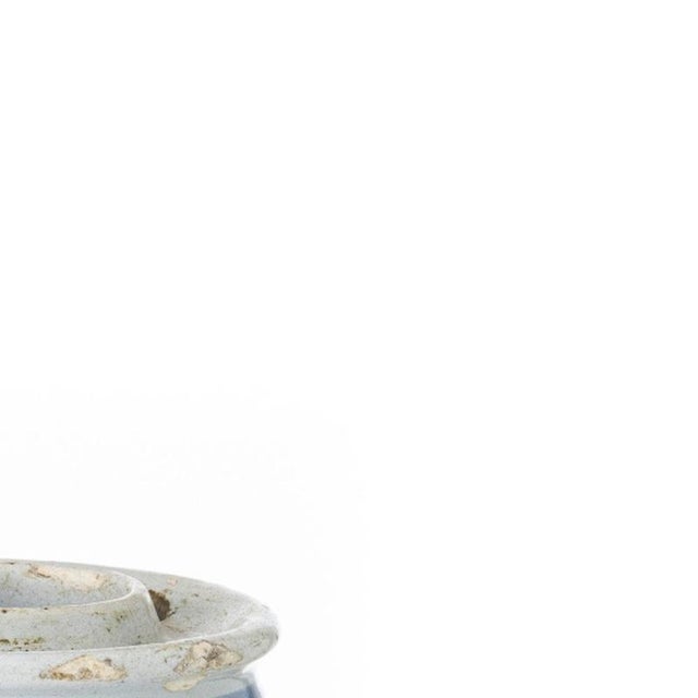 Inkwell with Sandblaster in Earthenware, 19th Century For Sale - Image 4 of 6