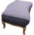 Vintage J. Royale French Bergère Chair & Ottoman With a Gilded Wood Frame For Sale - Image 9 of 12
