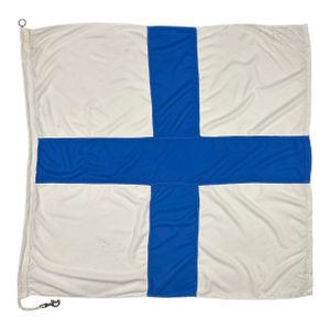 Large Vintage Sewn Nautical Signal Flag