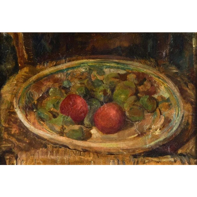 Still Life - Original Oil on Board by Guido Peyron - 1950s 1950s For Sale - Image 4 of 4