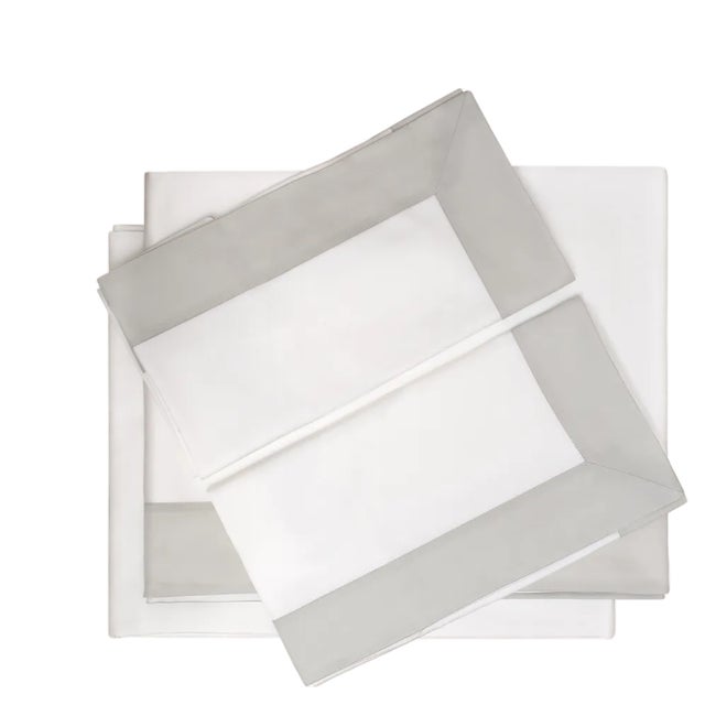 Meetings Grey Bed Set by Chiara Mennini for Midsummer Milan For Sale