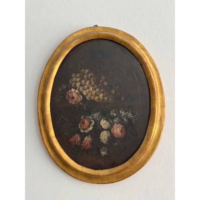 Still Life Composition, 18th Century, Oil Painting on Canvas For Sale - Image 4 of 7