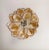 Murano Italian Murano Glass Spiral Chandelier, 83 Amber and Crystal Petals For Sale - Image 4 of 10