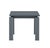 Modern Sardinia Aluminum Frame Outdoor Sofa Set - Gray Cushions For Sale - Image 3 of 18