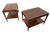 Mid-Century Modern Mid-Century Modern Lane Rhythm Walnut Side Tables - Set of 2 - Refinished! For Sale - Image 3 of 6