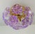 Vintage Prismatic Sputnik Chandelier Mid-Century Modern Sputnik Flush Mount Purple Diamond-Cut Glass Lighting For Sale - Image 4 of 12