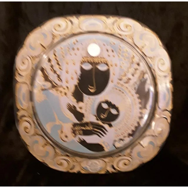 Christmas Wall Plate in Glass by Björn Wiinblad for Rosenthal, 1976 For Sale - Image 3 of 6
