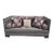 Handsome Modern Robert Marinelli Sofa High Back Settee For Sale
