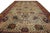 1900s Ivory Floral Traditional Antique Indian Lahore Rug 11' X 18'10'' Handknotted Wool Carpet For Sale - Image 4 of 9