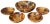 Brown LastChance!Vintage Traymold California Fiberglass Salad Bowl Set - Five Pieces For Sale - Image 8 of 10
