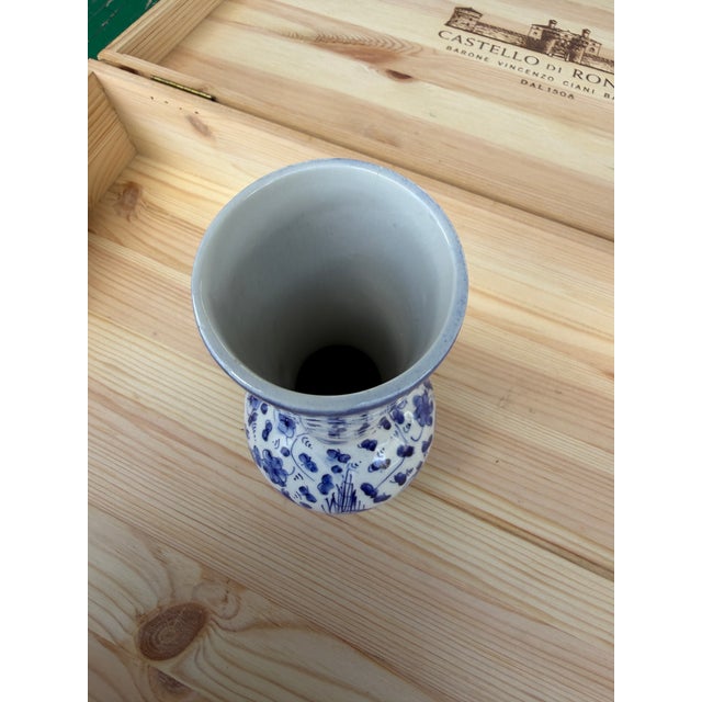 Portuguese Ceramic Jug in the 'Mille Fleurs' Style, For Sale In Jacksonville, FL - Image 6 of 8