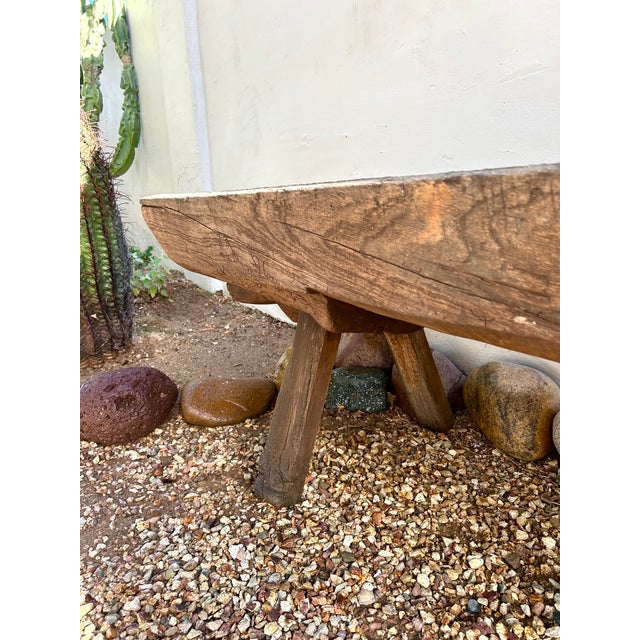 Extra Large Vintage Wood Historic Drinking Trough For Sale - Image 9 of 14