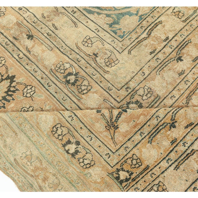 Textile 1920s Persian Khorassan Rug For Sale - Image 7 of 9