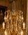 1990s 1990 French Louis XVI Gold Bronze Crystal Candelabra Table Lamp For Sale - Image 5 of 16