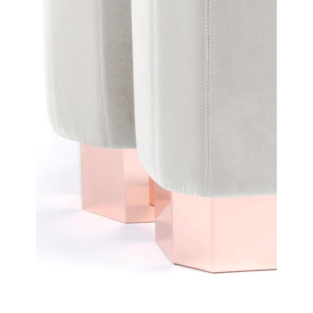 Not Yet Made - Made To Order Set of Mustard Queen Heart Stools by Royal Stranger For Sale - Image 5 of 18