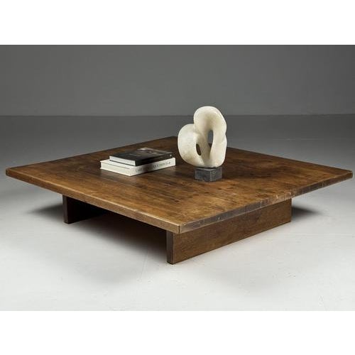 Oak Coffee Table, 1980s For Sale - Image 12 of 14