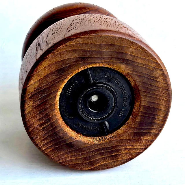 1960s Jens Quistgaard Dansk Teak Wood Model No 1616 Salt Shaker & Pepper Mill For Sale - Image 12 of 13