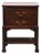 Ritter / Georgetown Galleries Solid Mahogany Traditional Style 21" Two Drawer Nightstand For Sale