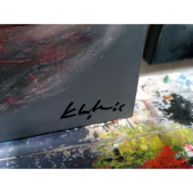 Beige Ovidiu Kloska, No Hierarchy of Light, Acrylic on Canvas For Sale - Image 8 of 11