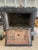 1910s Antique Riveted Iron Safe - Sandwich, Il Antique Fair Find For Sale - Image 5 of 6