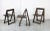 Vintage Trieste Folding Chair by Aldo Jacober for Bazzani For Sale - Image 4 of 18