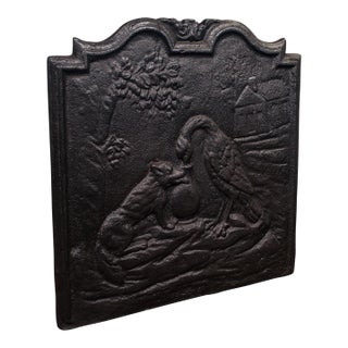 Antique Decorative Fire Back, English, Fireplace Reflector, Victorian, c.1890 For Sale