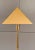 Chapman Manufacturing Company Mid Century Brass Chapman Adjustable Floor Lamp With Pyramid Shade For Sale - Image 4 of 12