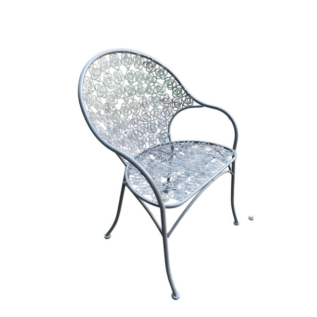 Late 20th Century Vintage Outdoor Metal Chairs For Sale - Image 5 of 10