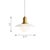 Mid-Century Modern Poul Henningsen Ph 2/1 Brass & Glass Pendant for Louis Poulsen For Sale - Image 3 of 8