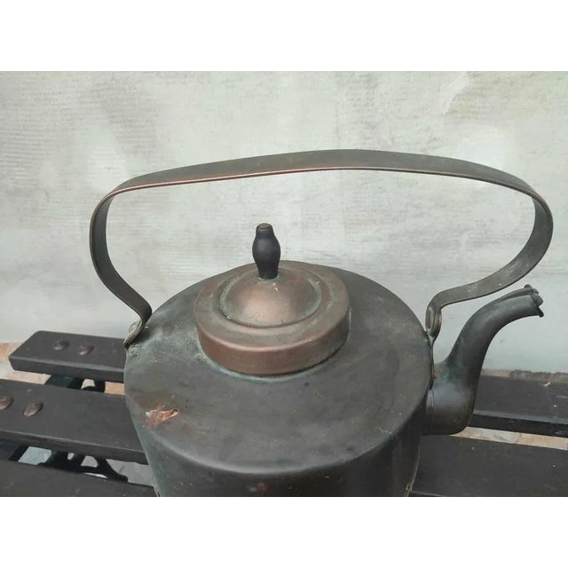 Vintage Kettle in Copper For Sale - Image 3 of 10