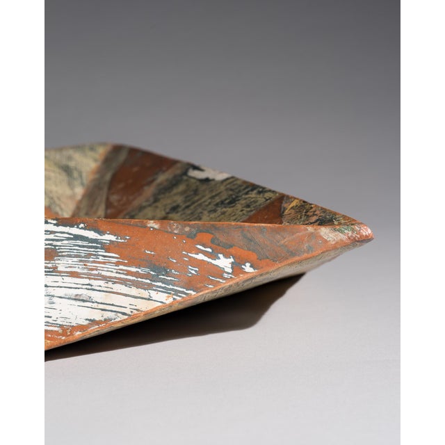 Ceramic Geometric Stoneware Object by Karl Fulle Studio Pottery, Early 1990s For Sale - Image 7 of 18