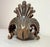 Thick Antique Handmade Forged Copper Brutalist Candle Holder Centerpiece Pricket For Sale - Image 4 of 13