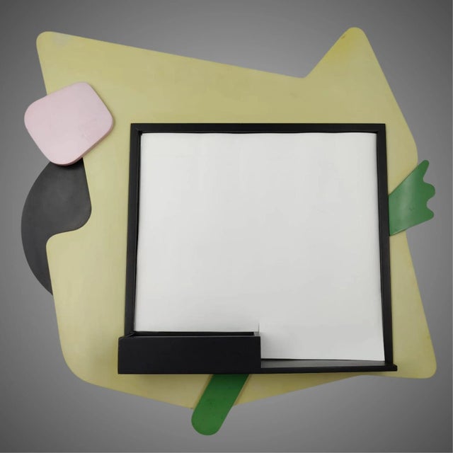 Italian Mirror in Lacquered Wood by Alessandro Mendini for Zabro, 1985 For Sale - Image 18 of 18