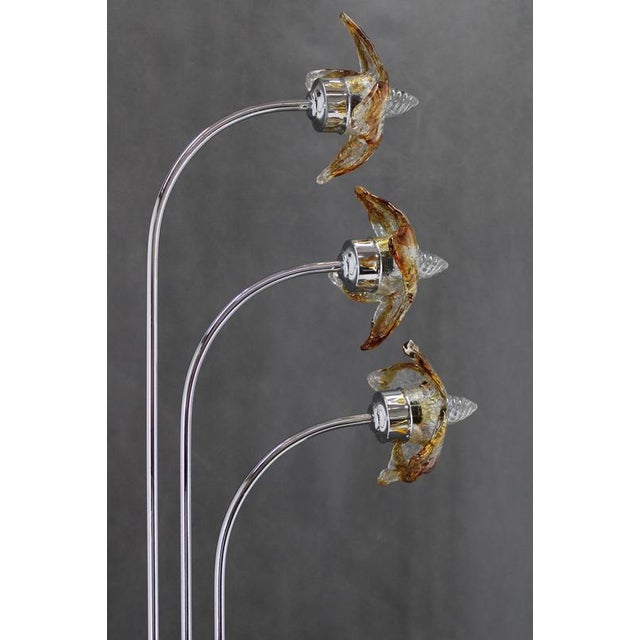 Floor Lamp in Murano Glass, Italy, 1980s For Sale - Image 7 of 15