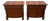 Vintage Henredon French Empire Style Mahogany Nightstands - Pair For Sale