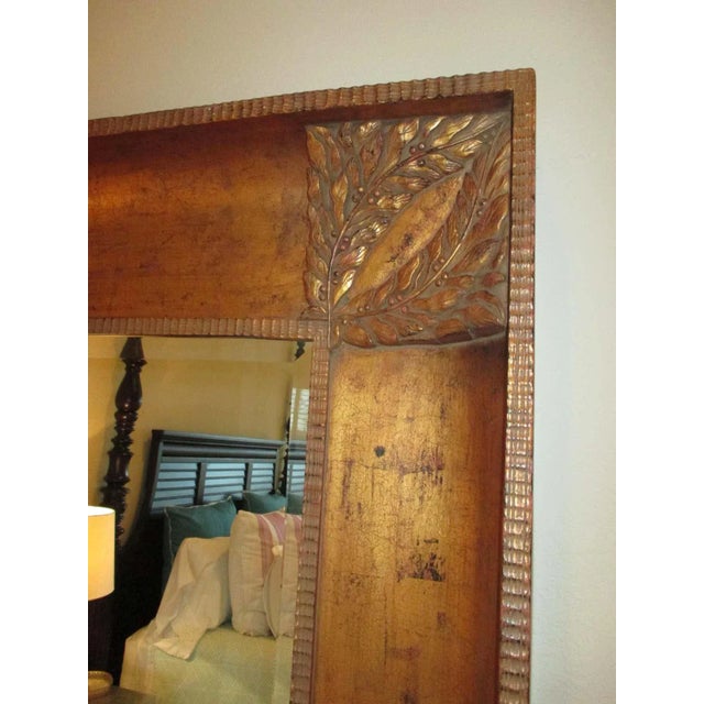 Contemporary Bronze Floor Mirror For Sale In Naples, FL - Image 6 of 8
