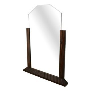 Vintage Art Deco Overmantel Mirror, 1920s For Sale