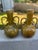 Art Nouveau Pair of Antique French Art Nouveau Barbotine Majolica Vases With Applied Flowers For Sale - Image 3 of 12