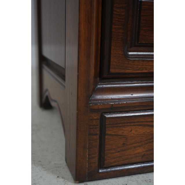 Pair of Oak Tall Dome Top Curio Cabinets For Sale - Image 16 of 18