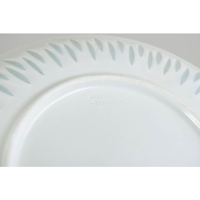 Salad and Dessert Plates in Porcelain by Friedl Holzer-Kjellberg for Arabia, 1970s, Set of 6 For Sale - Image 4 of 5