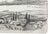 Post Impressionist Vintage Post Impressionist South of France Graphite Landscape Drawing on Paper, Signed by Artist With Mat For Sale - Image 3 of 6