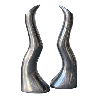 Anatomi Sculptural Candlesticks by Anna Efverlund for Ikea, 1992, Set of 2 For Sale