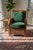 Exceptional pair of "Ocean Liner" club chairs in woven rattan and solid wood (likely mahogany), colonial/Art Deco style,...