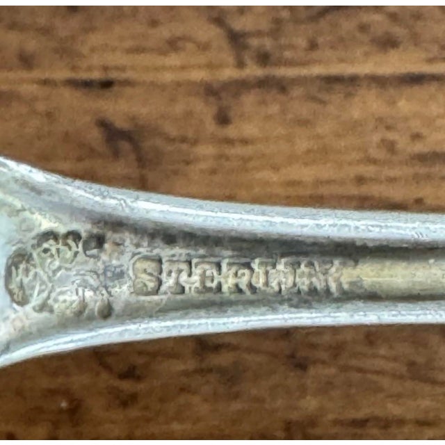 BEAD pattern 5 1/2" PIE FORK Whiting Marked Sterling. Small unique silver fork. Beautiful design. Rare. Ships fast with...