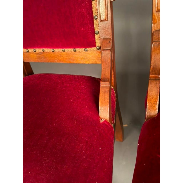 Pair of Late 19th Century American Eastlake Victorian Walnut Side Chairs, Circa 1890 For Sale - Image 14 of 16