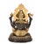 Black Mid 20th Century 18" Black & Gold Ganesha Brass Statue For Sale - Image 8 of 9