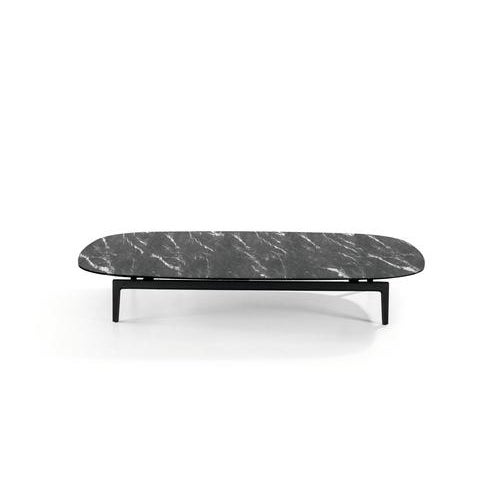 Volage Ex-S Coffee Table in Marble wth Aluminium Base by Philippe Starck for Cassina For Sale - Image 11 of 16