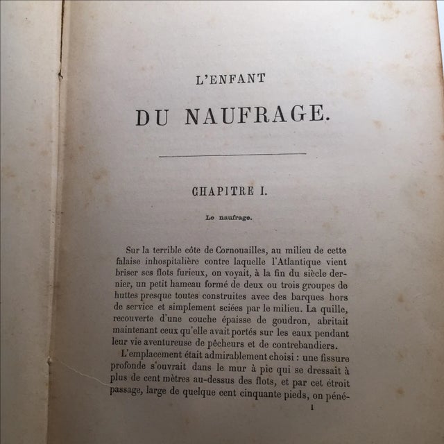 1891 "l'Enfant Du Naufrage" by Sir Samuel W. Baker For Sale - Image 4 of 8